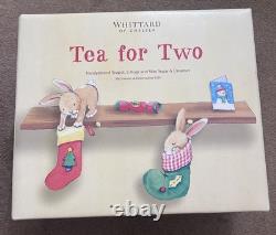Ensemble de thé Whittard pour deux 2005 Jane Massey complet 5 pièces collectionnable vintage