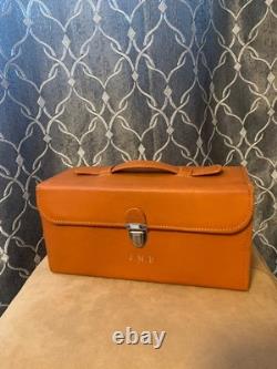 Ensemble de toilettage Vintage TWO TIX Gillette avec rasoir vintage et étui en cuir