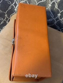 Ensemble de toilettage Vintage TWO TIX Gillette avec rasoir vintage et étui en cuir