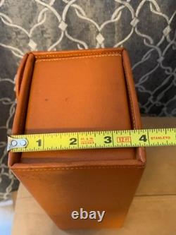 Ensemble de toilettage Vintage TWO TIX Gillette avec rasoir vintage et étui en cuir