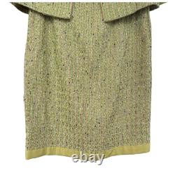 Ensemble de veste et robe 2 pièces pour femmes Carlisle Collection. Rose, Vert. Taille 2