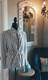 Ensemble Deux Pi&egrave;ces St John Collection : Veste Anorak Et Tunique Asym&eacute;trique &agrave; Basque En Lin M&eacute;lang&eacute;