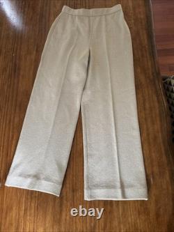 Ensemble femme deux pièces en maille St. John Collection avec veste et pantalon petite taille 2