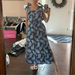 Ensemble haut à bretelles à nouer et jupe J. Crew Collection en paisley Ratti Pacific