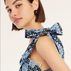 Ensemble haut à bretelles à nouer et jupe J. Crew Collection en paisley Ratti Pacific