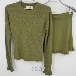 Ensemble haut à manches longues et jupe à volants Kilte Collection Raleigh en eucalyptus 2 M