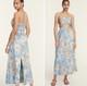 Ensemble Haut Et Jupe En Satin Texturé Nwt J. Crew Collection, Nuage Pâle, Zinnia Floral S