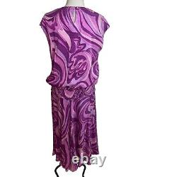 Ensemble jupe Anne Crimmins pour UMI Collections Vintage Femme Taille 10 Violet Rétro