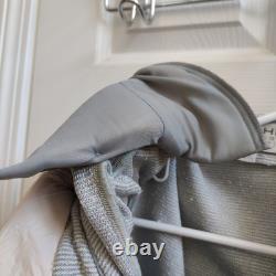 Ensemble jupe blazer en tricot Santana Collection St John taille 6 gris blanc