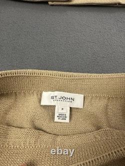 Ensemble jupe deux pièces St John Knits Collection avec poches, taille 2/P