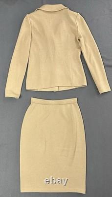 Ensemble jupe deux pièces St John Knits Collection avec poches, taille 2/P