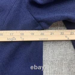 Ensemble jupe et veste tricot Santana Collection St. John bleu femmes 14 blazer cardigan