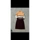 Ensemble Jupe Et Veste Zipp&eacute;e En Maille St John Collection Marie Gray, P&ecirc;che Et Bordeaux, Taille M 4