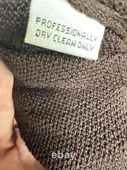 Ensemble jupe tricotée St. John avec blazer, taille 12 pour femmes, marron extensible Ensemble jupe tricotée St. John avec blazer, taille 12 pour femmes, marron extensible