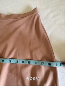 Ensemble maxi jupe deux pièces en satin rose poussiéreux de la collection Jenny Yoo pour femmes taille 6