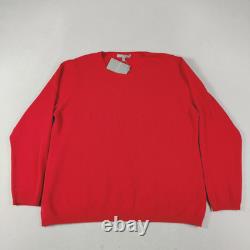 Ensemble pull et pantalon en cachemire Neiman Marcus Collection pour femme 2X rouge en cachemire