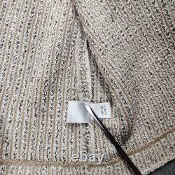 Ensemble robe et veste Collection St John Femme 4 en tricot ornée Fabriqué aux États-Unis SP08