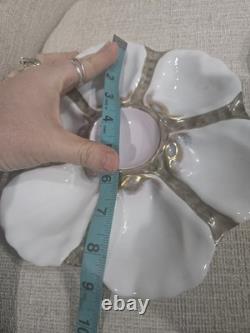 Ensemble vintage de 2 assiettes à huîtres - Two's Company