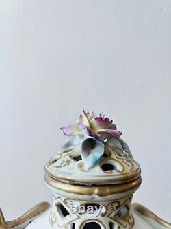 Ensemble vintage de deux vases en céramique « ucagco » fabriqués au Japon avec couvercle
