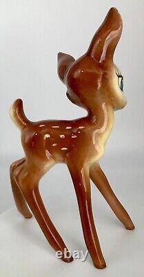 FIGURINES VINTAGE/CHARMANTES de FALINE de Bambi en poterie américaine des années 1940