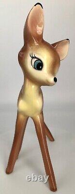 FIGURINES VINTAGE/CHARMANTES de FALINE de Bambi en poterie américaine des années 1940