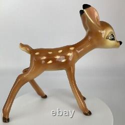 FIGURINES VINTAGE/CHARMANTES de FALINE de Bambi en poterie américaine des années 1940