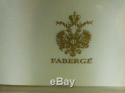 Fabergé Grand-duc Martini Shaker Argent & Cristal Et Deux Lentilles En Verre Avec Étui Et Couvercle