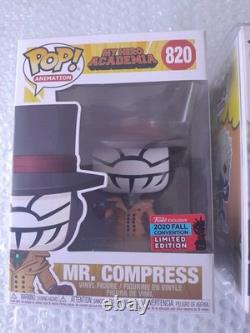 Figurines Funko Pop! Vinyl deux ensembles My Hero Academia Twice Mr Compress Nouveau dans la boîte