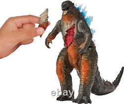 Figurines Godzilla vs Kong de 6 pouces, ensemble de diorama collectionnable avec deux figurines articulées.