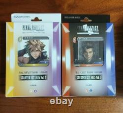 Final Fantasy VII FFTCG Ensemble de deux decks préconstruits à collectionner 13+
