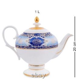 Florence Mystery Tea Set (pour Deux) Avec Une Touche Italienne En Style Antique Doré