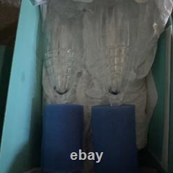 Flûtes à champagne en cristal avec motif tartan Tiffany & Co. - Ensemble de 2 avec boîte Tiffany