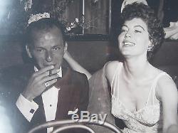 Frank Sinatra Et Ava Gardner Originale 8 Par 10 Deux Photos Set 1953 Par Frank Worth