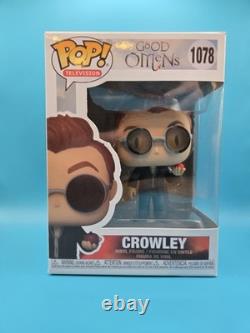 Funko Pop Good Omens Lot Set Aziraphale (#1077) et Crowley (#1078)