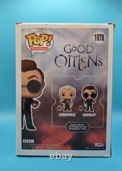 Funko Pop Good Omens Lot Set Aziraphale (#1077) et Crowley (#1078)