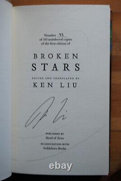 GOLDSBORO Deux collections de nouvelles de Ken Liu Ensemble limité numéroté SIGNÉ