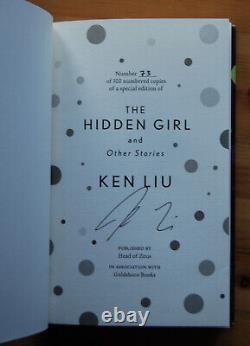 GOLDSBORO Deux collections de nouvelles de Ken Liu Ensemble limité numéroté SIGNÉ