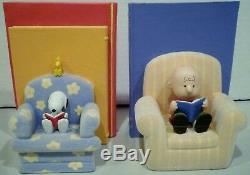 Galerie Hallmark Peanuts By The Book Set De Deux Figurines Serre-livres Limitée Editio
