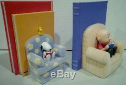 Galerie Hallmark Peanuts By The Book Set De Deux Figurines Serre-livres Limitée Editio