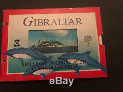 Gibraltar 9 Coin Collection 2000 Y Compris Hercules £ 2 Deux Pound Coin Set Annuel