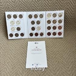 Grande chasse aux pièces britanniques – Album de collection de pièces de 2 £ (série C) – Collection de 29 pièces du Royaume-Uni
