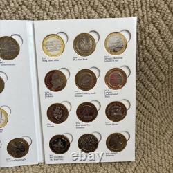 Grande chasse aux pièces britanniques – Album de collection de pièces de 2 £ (série C) – Collection de 29 pièces du Royaume-Uni