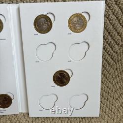 Grande chasse aux pièces britanniques – Album de collection de pièces de 2 £ (série C) – Collection de 29 pièces du Royaume-Uni