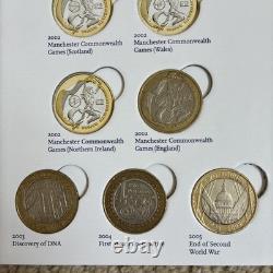 Grande chasse aux pièces britanniques – Album de collection de pièces de 2 £ (série C) – Collection de 29 pièces du Royaume-Uni