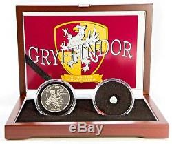 Gryffondor Harry Potter Deux Coin Boxed Set Avec L'histoire, Certificat