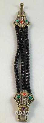 HEIDI DAUS ÂGE d'ÉLÉGANCE Ensemble de Collier et Bracelet Multirangs 3 Pièces MultiM/L