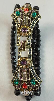 HEIDI DAUS ÂGE d'ÉLÉGANCE Ensemble de Collier et Bracelet Multirangs 3 Pièces MultiM/L
