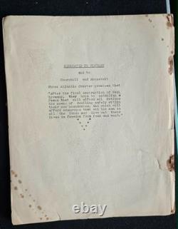 HISTOIRE RARE ET COMPLÈTE DE LA MAGIE EN TEMPS DE GUERRE 1941 ENSEMBLE DE DEUX MANUSCRITS Études en mystère