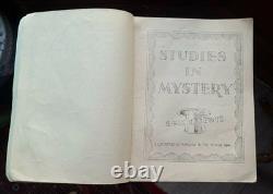 HISTOIRE RARE ET COMPLÈTE DE LA MAGIE EN TEMPS DE GUERRE 1941 ENSEMBLE DE DEUX MANUSCRITS Études en mystère