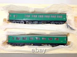 HORNBY OO GAUGE R4534 BR MAUNSELL VERT PULL-PUSH ENSEMBLE DE DEUX VOITURES 610 Avec Boîte